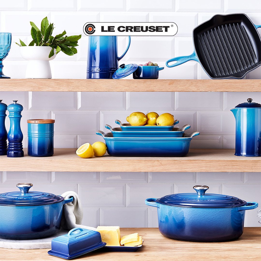 ThePav on Twitter "A bold and brilliant NEW blue. Visit the LeCreuset