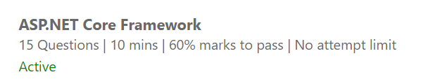 niceonecode's tweet image. How much know about ASP.NET Core Framework? Here is quiz based on basics: 
niceonecode.com/skillsetinstru…
#niceonecode #dotnetcore