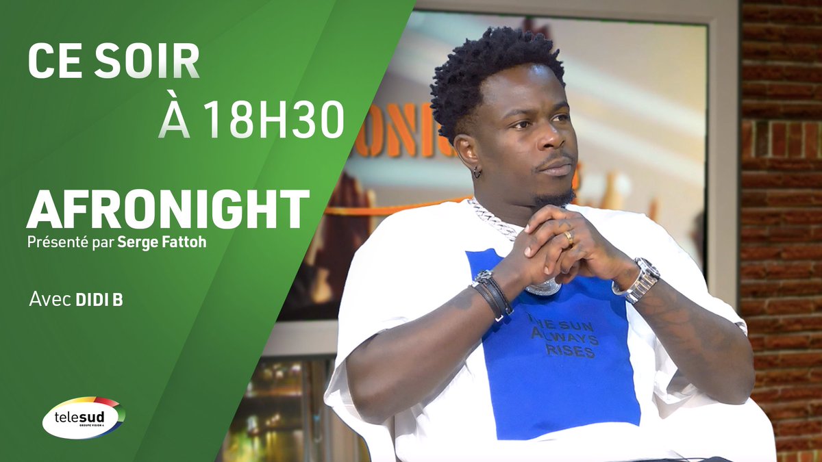 À la faveur de son concert ce samedi 04 février à l'Élysée Montmartre, <a href="/Didibofficial/">JUVENTUS : NUEVA ERA</a> , la nouvelle icône de la musique est l'invité d' <a href="/Afronight/">juana bastos</a>. 

Présenté par <a href="/SERGESFATTOH/">SERGE FATTOH</a> 
📺Ce soir à 18h30, Afronight⎮En direct sur telesud.com