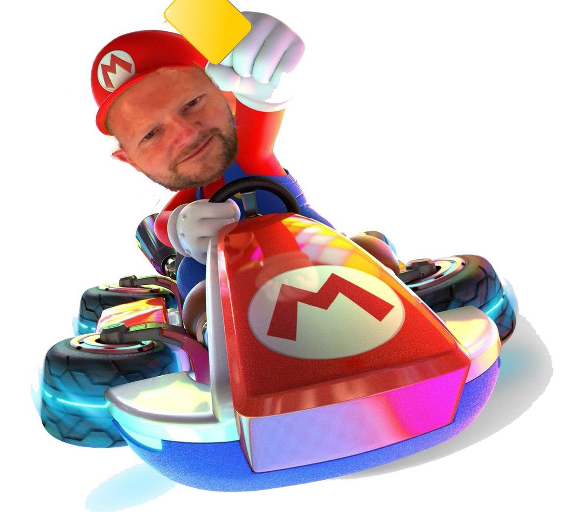 JIFootballRef's tweet photo. @MCorbally showing myself &amp; @FlocktonFlopper how it’s done in the Mario Kart!!!
#HeyMario #MickyMario #BananaSkin 🍌 #Mushroom 🍄 #MagicMicky https://t.co/FSXlTuy4XH