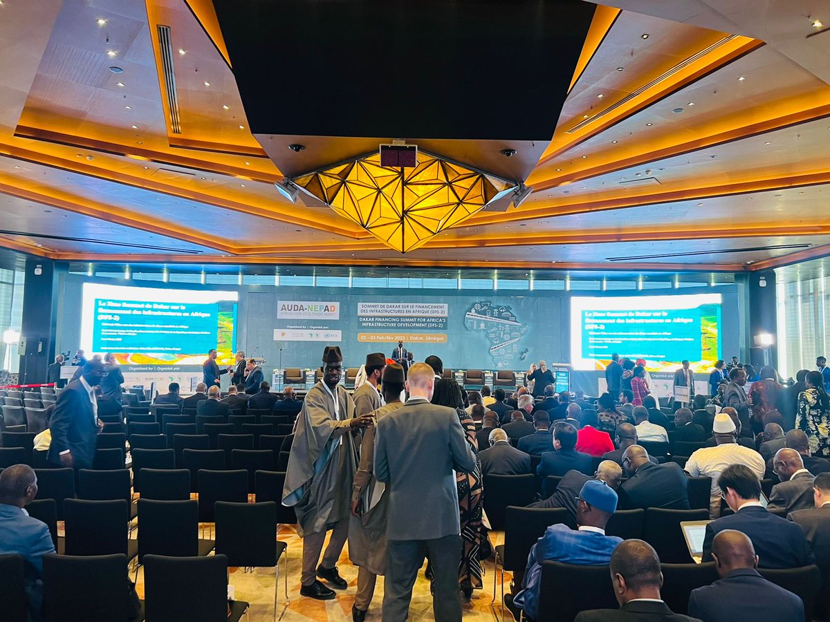 NEPAD_Agency's tweet photo. #2DFS Delegation from various African states interact ahead of the much anticipated Dakar Financing Summit for Africa’s Infrastructure Development. https://t.co/wzTI9IU3sT