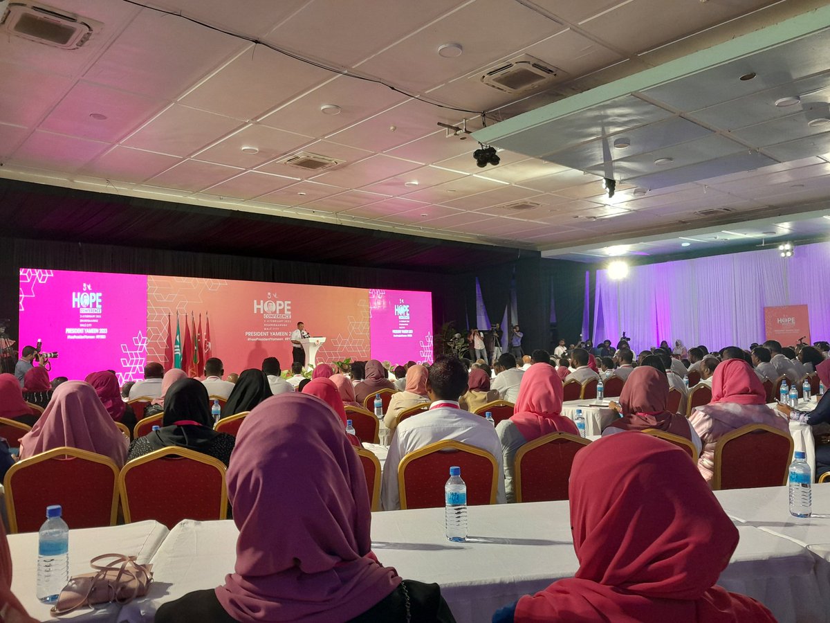 #live 
Hope Conference 
#FreePresidentYameen 
#RY2023