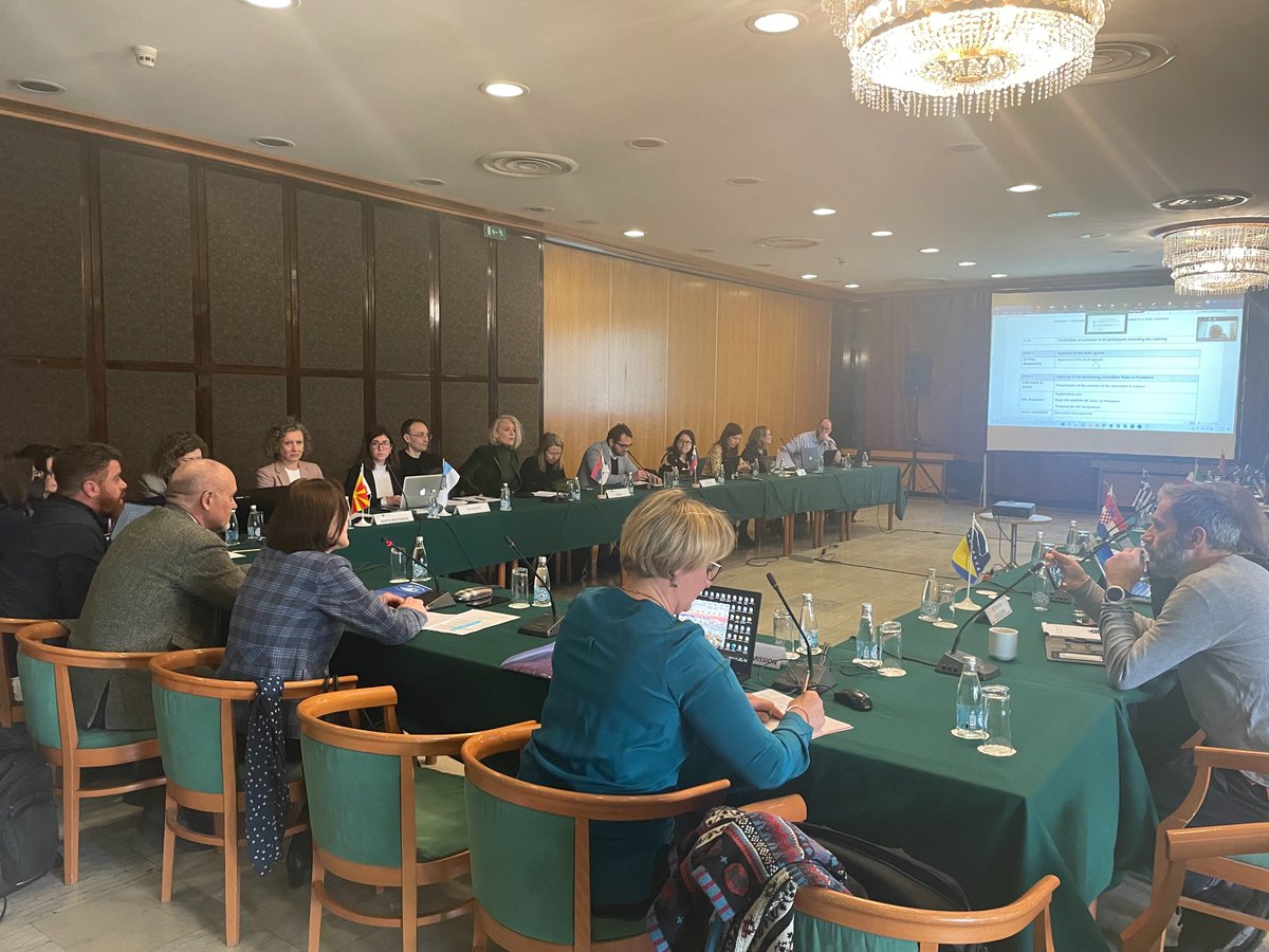INTERREGADRION's tweet photo. 🎉Excited to meet our colleagues in Sarajevo 🇧🇦for the @INTERREGADRION Monitoring Committee &amp; 17th Task-force meeting! 

Time for updates, productive discussions &amp; working together for regional development &amp; cooperation.

 #INTERREGADRION #RegionalDevelopment #Collaboration https://t.co/dbFRtR7JMV