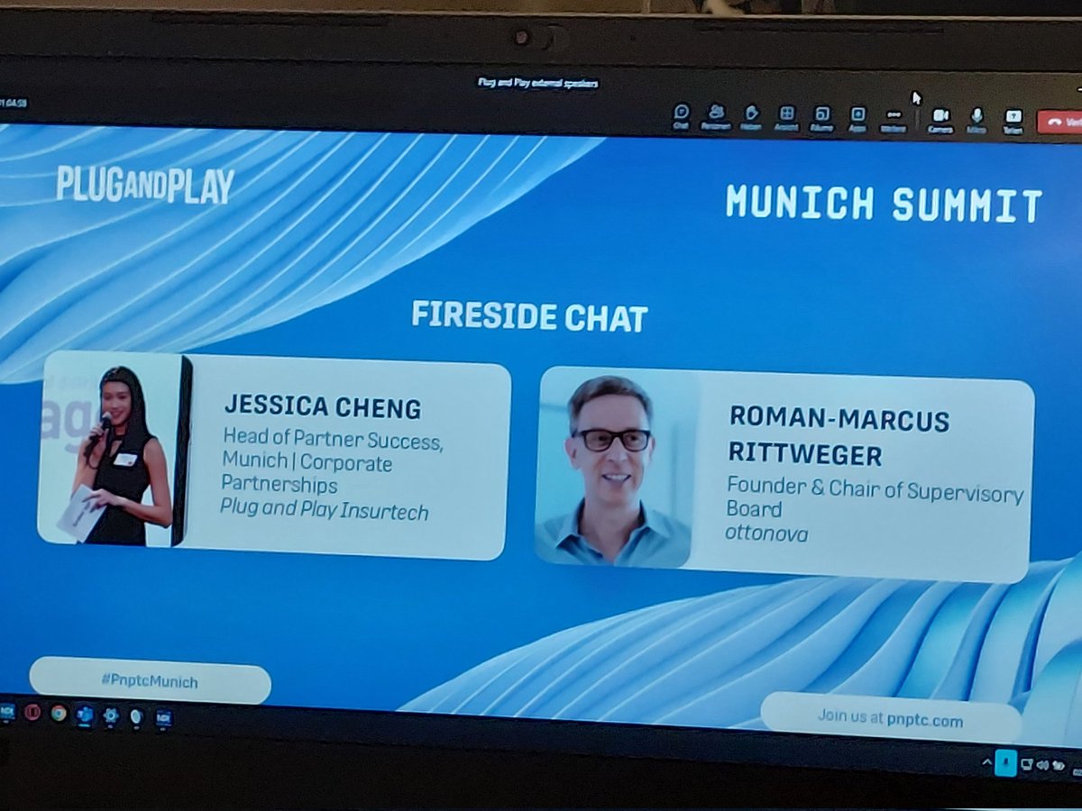 TheCultureEng's tweet photo. Interesting firechat with @rittweger of Ottonova #Germany #healthinsurance #healthcare #startup - the Startup story, #success #metrics, #success/stumbling blocks story.... 
#pnptcmunich #Munich https://t.co/nQqZWBk8ut