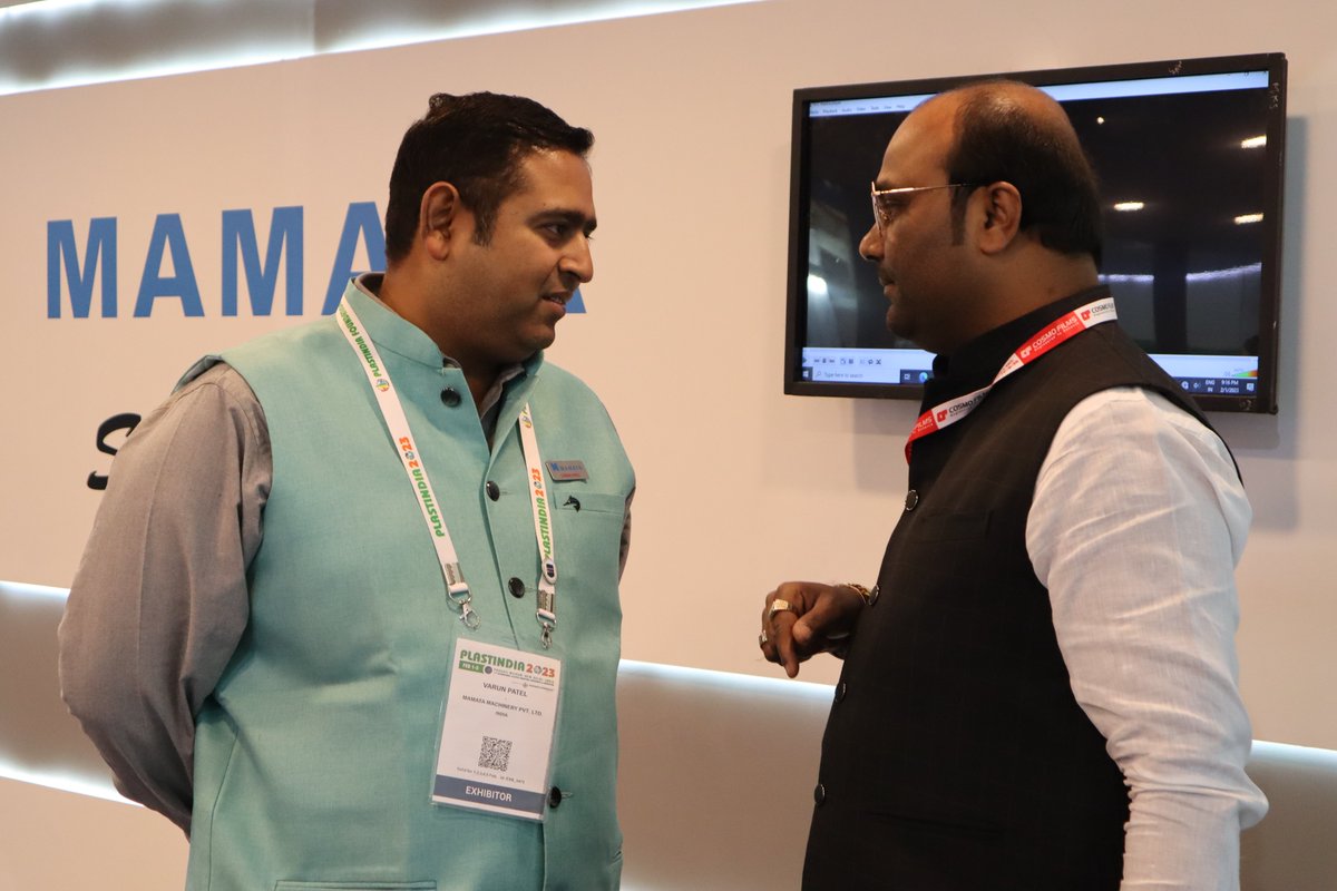 mamatamachinery's tweet image. PlastIndia Day 2:

An Excellent Visitor Response at Mamata Stall.
Have You Visited Us Yet???
Don&apos;t Miss!!

We Look Forward to Meet You......

#plastindia #plastindia2023 #bagmakingmachine #packaging #packagingmachine #plasticmachine #plasticindustry #polymer #plastics #india