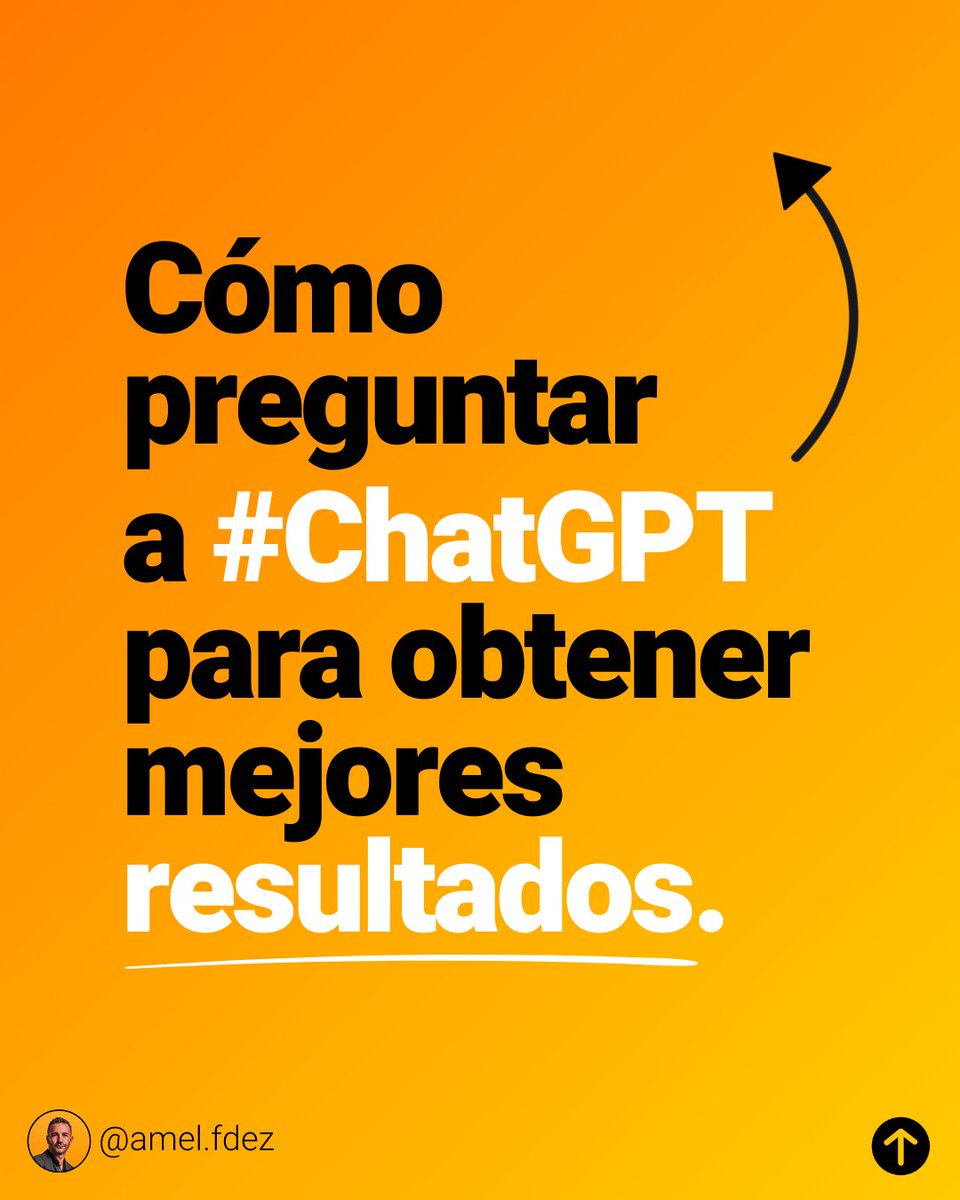 amel_fdez's tweet photo. Tutorial de 2 minutos para desbloquear el potencial de #ChatGPT 🤖⤵️
✚ 8 EJEMPLOS ➜ https://t.co/03kD15w2VJ ⬅️ https://t.co/wQhUYFNfGE