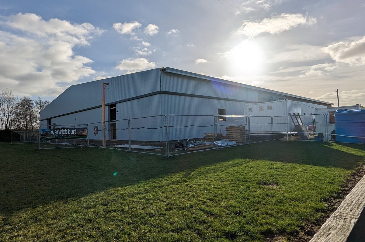 gssllp (@gssllpuk) on Twitter photo Fantastic progress has been made at the <a href="/SaintsRugby/">Northampton Saints 😇</a> new training facility!
We are very pleased to see how far this project has come & we are starting to see how this new state-of-the-art facility will be an asset to the rugby club. #SaintsRugby Fantastic progress has been made at the <a href="/SaintsRugby/">Northampton Saints 😇</a> new training facility!
We are very pleased to see how far this project has come & we are starting to see how this new state-of-the-art facility will be an asset to the rugby club. #SaintsRugby