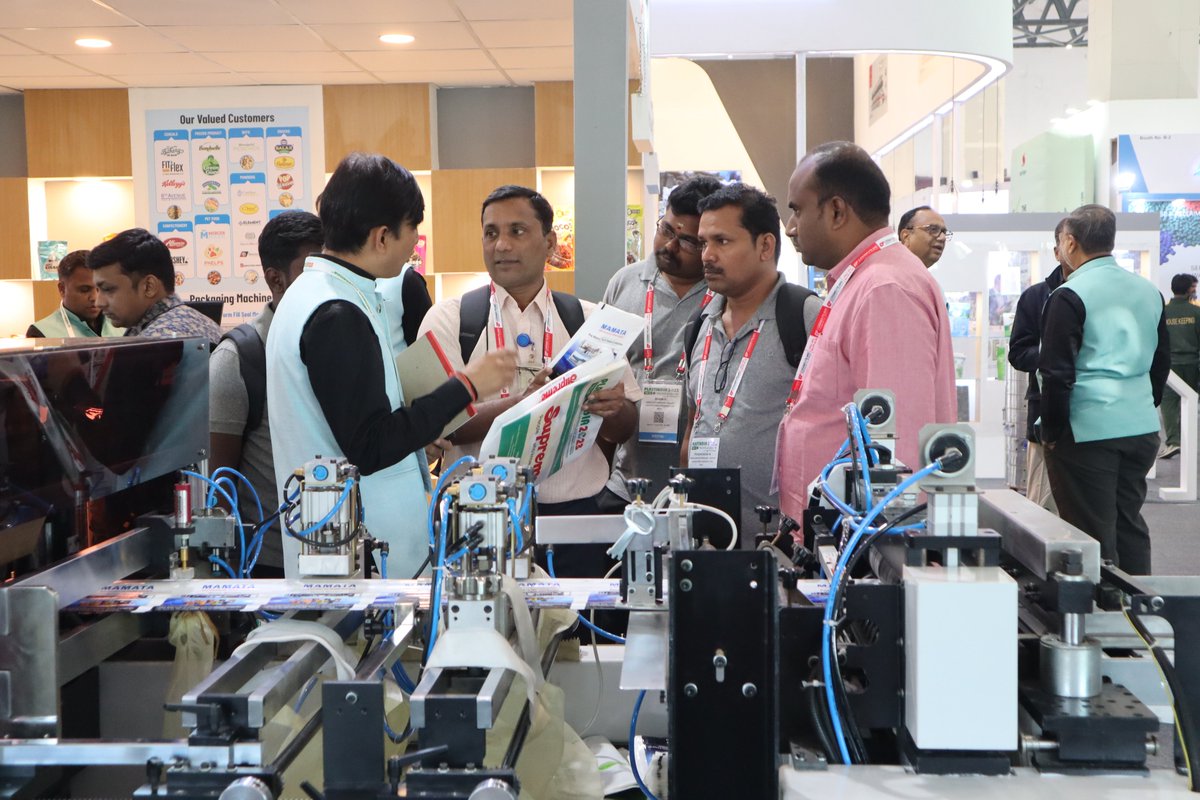 mamatamachinery's tweet image. PlastIndia 2023 Day 2:

An Excellent Visitor Response at Mamata Stall.
Have You Visited Us Yet???
Don&apos;t Miss!!

We Look Forward to Meet You......

#plastindia #plastindia2023 #bagmakingmachine #packaging #packagingmachine #plasticmachine #plasticindustry #polymer #plastics #india