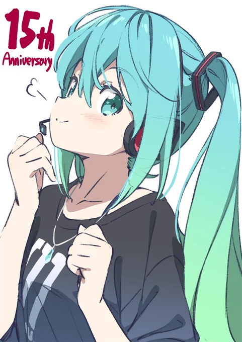 ミクさんの曲の絵が多い#ツインテールの日 