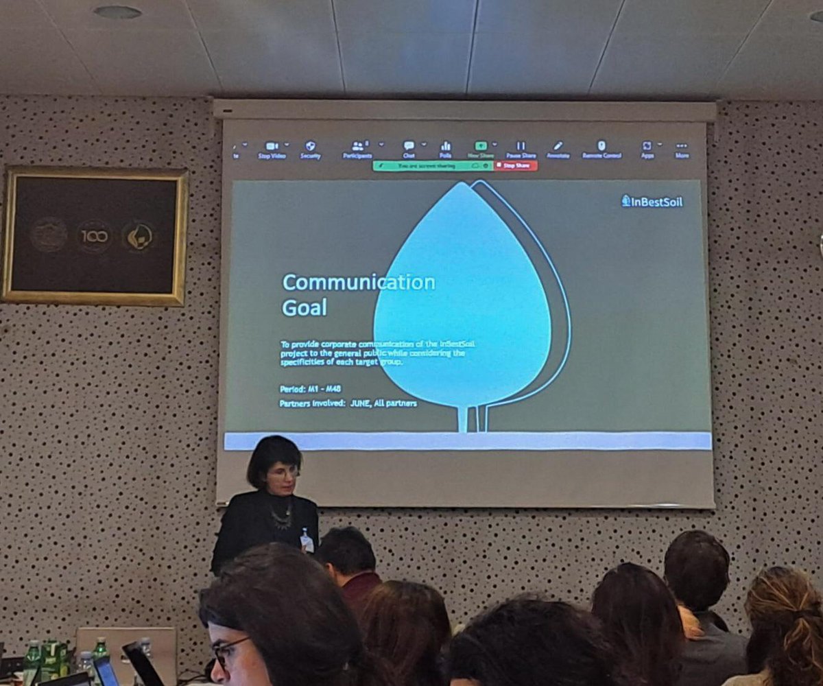 junecomro's tweet photo. These days, our colleagues are attending the @InBestSoil1 kick-off meeting in Zagreb. We are happy to be working with an international team formed of 20 entities from over 10 European countries, with the common goal of contributing to the #EUSoilStrategy for 2030. 

#InBestSoil https://t.co/zkF6RjEJj4