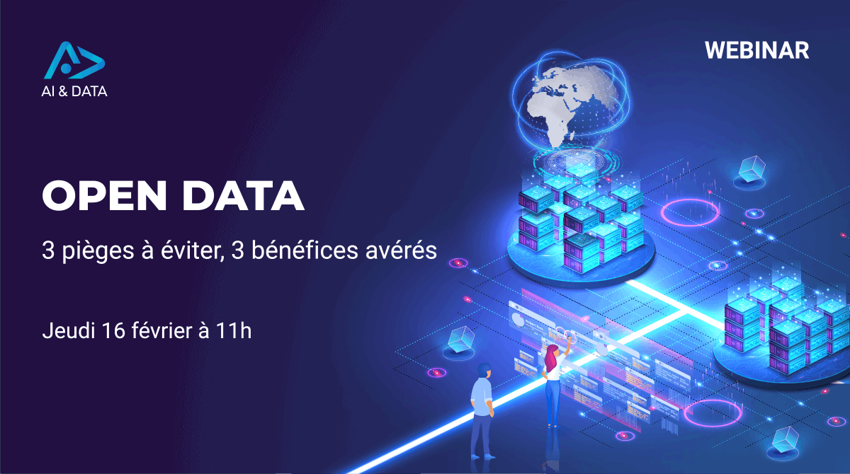 Vous souhaitez exploiter efficacement l'Open Data ? 

On vous explique comment dans notre webinar "Open Data : 3 pièges à éviter, 3 bénéfices avérés", le 16 février à 11h.
Inscrivez-vous ➡ bit.ly/3HR2Q6L

#opendata #data #datamarketing #datadriven #smartdata #IA #AI