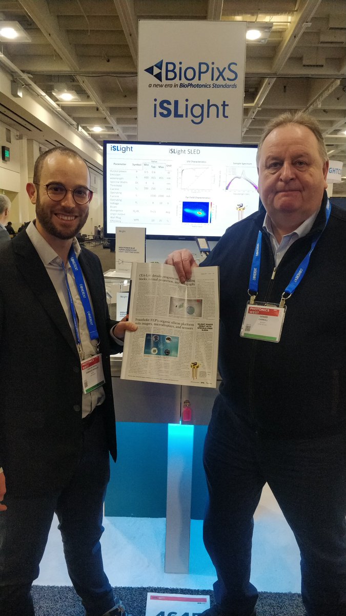 TyndallInstitut's tweet photo. Thanks @PhotonicsWest Show Daily for the great #article about #iSLight @IPIC in today's issue.
@SPIEtweets #PhotonicsIreland #PhotonicsWest
Visit the team at booth 4645 🇮🇪 https://t.co/zgtxbKR996