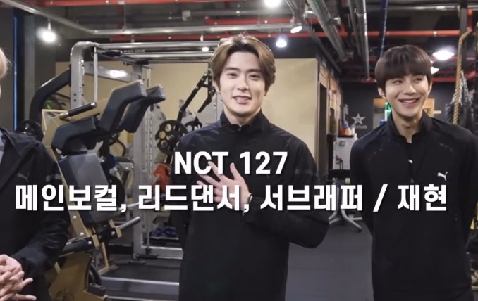 yunotized's tweet photo. caption: nct 127 main vocal, lead dancer, sub rapper / jaehyun

kjk: having a good body with this face.. ha.. his face is such an actor-worthy face. https://t.co/EmCJmKXABG