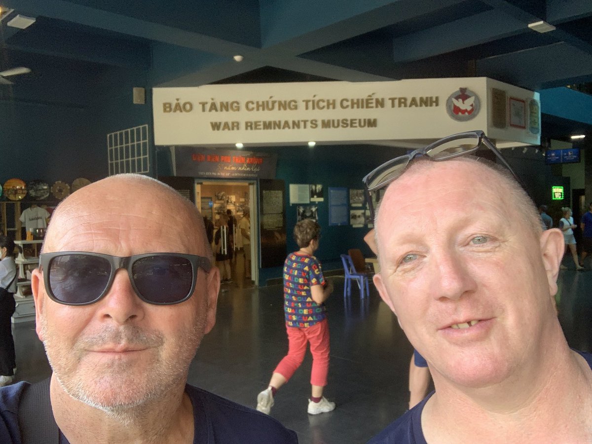 J56Walsh's tweet photo. @PetarBalac Two remnants of another era at #WarRemnantsMuseum #HiChiMinhCity https://t.co/2uiHOozJVt