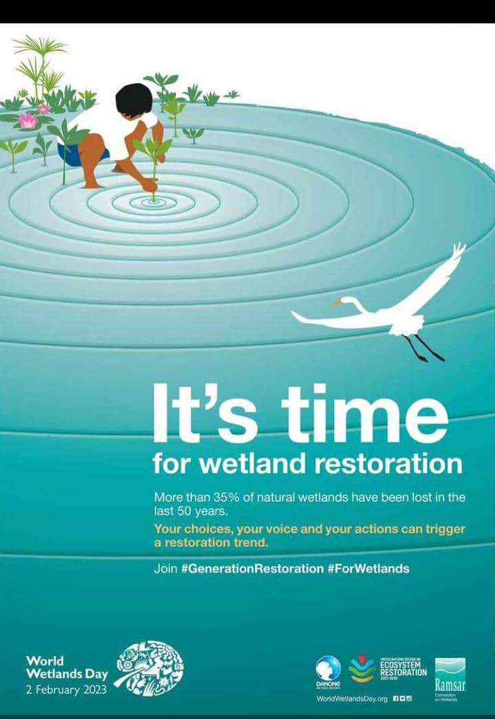 Restoring wetlands helps provide food and water security, conserves biodiversity, increases resilience, combats climate change, and reduces risk of disaster. With the Kunming-Montreal Framework as our roadmap, it is time to act #ForWetlands