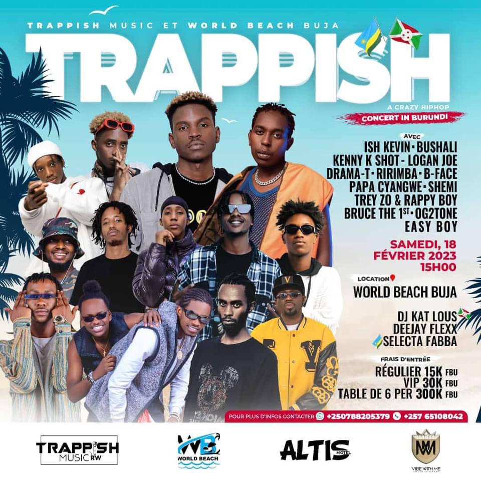 AgasekeTv's tweet photo. Trappish Music et World Beach #Buja organisent un concert 100% Hip Hop qui réunira les artistes rappeurs venus du #Burundi et du #Rwanda.
Dans une conférence de presse tenue, ce Mercredi, ils invitent les amateurs du Hip Hop en ce rendez-vous le 18 Fevrier 2023 à #WorldBeach. https://t.co/D3LRnw0Mv6