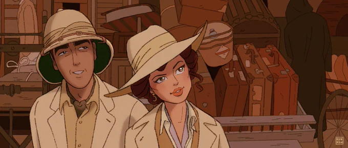 Evie &amp; Jonathan. The Mummy (1999) Print available   