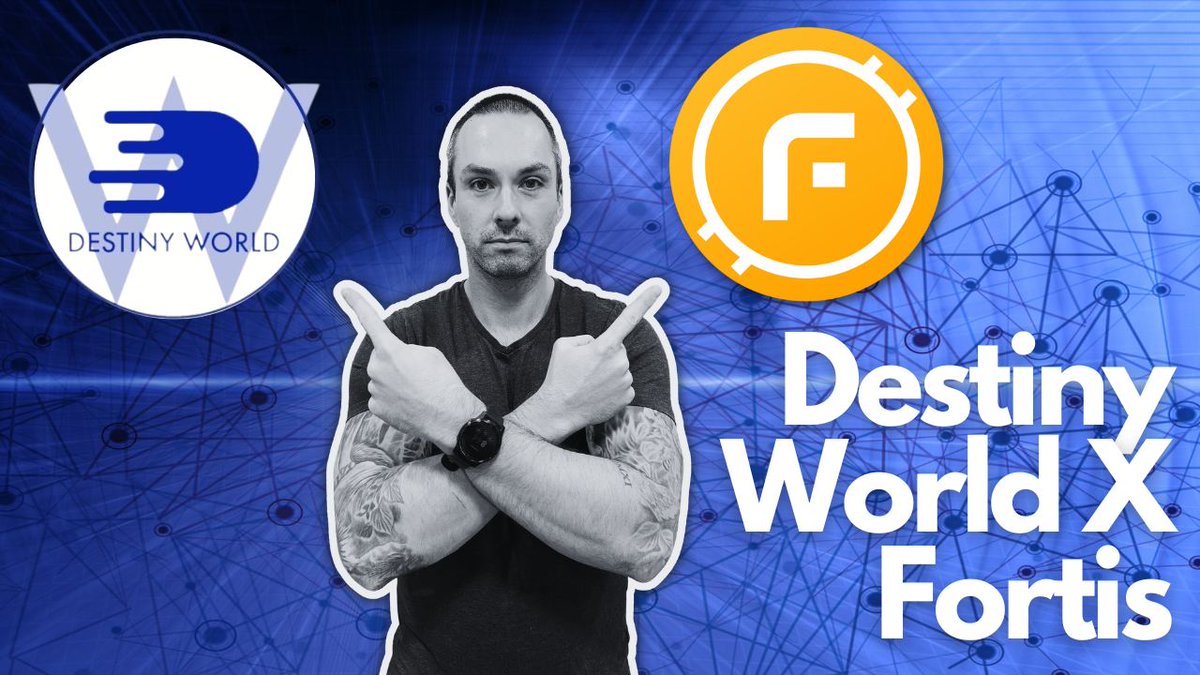 Have you heard that @_Destiny_World_ and <a href="/Fortis_Coin/">Fortis Coin</a> are building something?
Not yet? Then you're missing out..

Check this podcast Now with <a href="/RadDAOpodcast/">Rad Dad</a> to know more. 👇
youtu.be/Dg8G5OxFK_8
👆