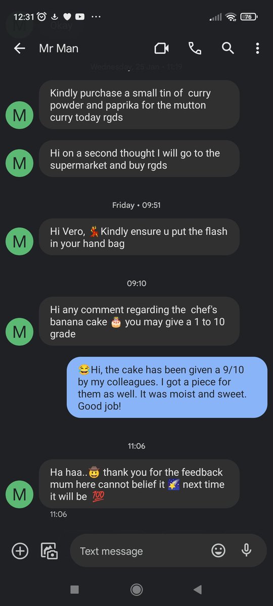 VeronicaKibath1's tweet photo. My dad just retired and texting me has been his favourite activity after cooking and baking. https://t.co/il0Ayj0TsG