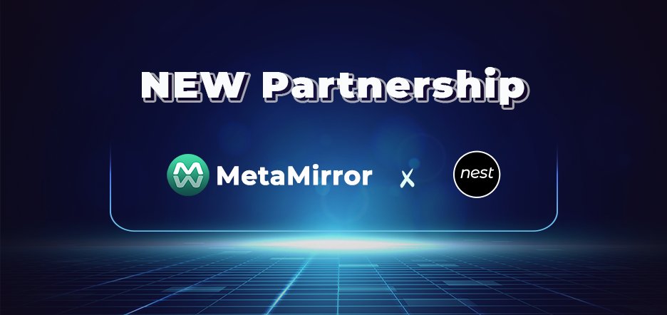 Auth3MetaMirror's tweet photo. 📣📣 We are excited to have @NEST_Protocol onboarding to MBuddy Portal! A decentralized trading infrastructure. 

To celebrate the partnership,
💰100 NEST raffle to 2 lucky winners 
🎁5 Wls share 5 participants
Join:https://t.co/qPdJ74t0V0

#Partnership #Airdrops #Giveaway https://t.co/z1obn0Heto