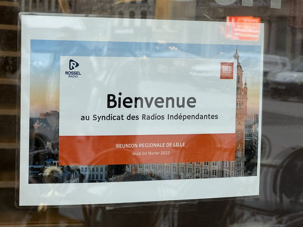 kevinmoignoux's tweet photo. À Lille ce matin, chez @RosselRadioFR pour une nouvelle rencontre avec les adhérents du @Sirti_radio. https://t.co/MkuwcT8dpy
