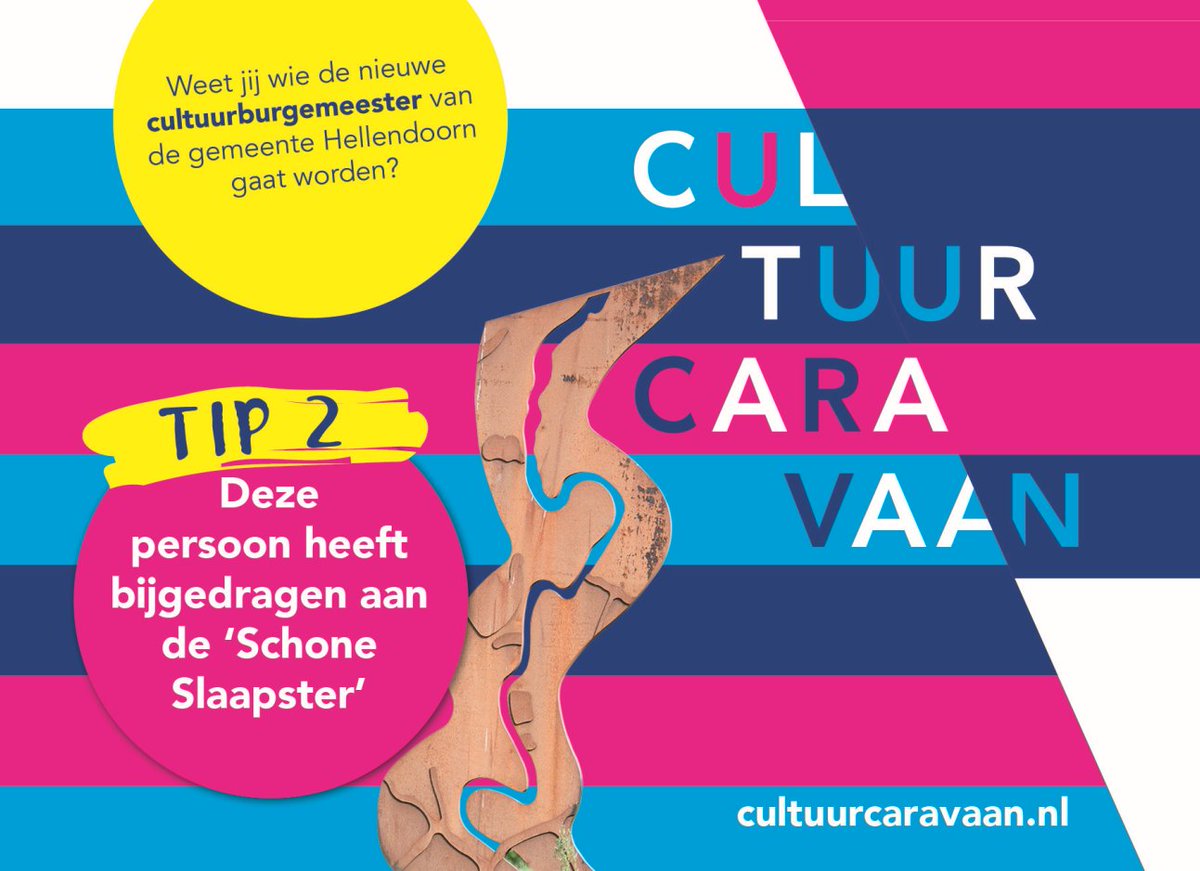 Weet jij wie de nieuwe cultuurburgemeester van de gemeente Hellendoorn gaat worden? Tip 2 helpt jou misschien op weg! :)