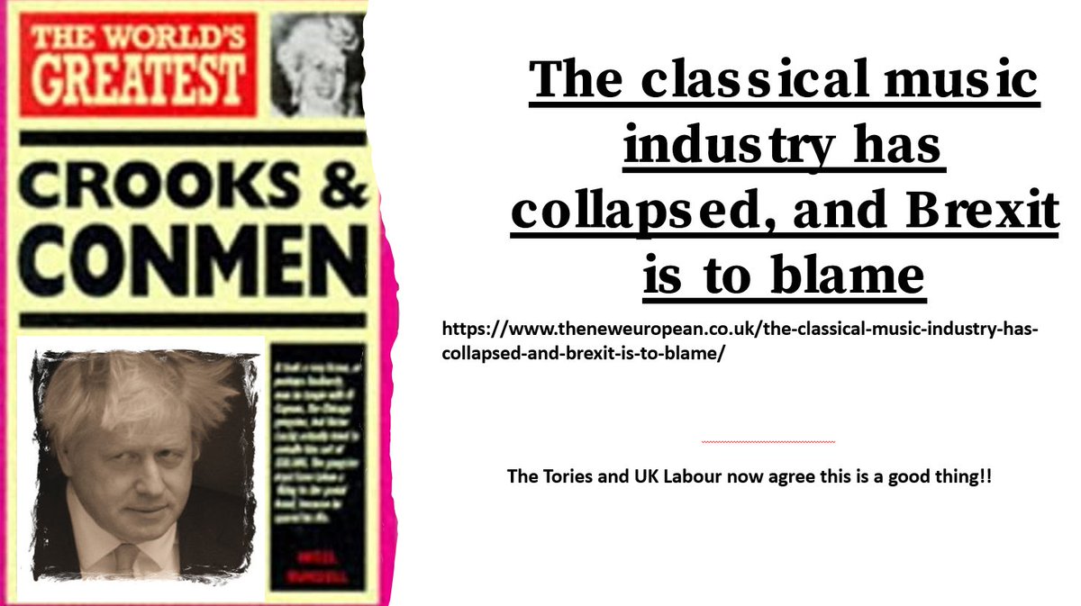 borderscotguy's tweet image. Cassical Music and the Arts destroyed by the like of @Jacob_Rees_Mogg and the #Conmen who support #Brexit!! @STVColin @skynewsniall @GrahamGGrant  @ScotNational @magnusllewellin @paulhutcheon @HTScotPol @Mike_Blackley @ChrisMusson @NUSScotland