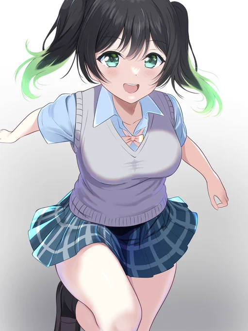 #ツインテールの日 ということで過去絵ですが侑ちゃん再掲! 