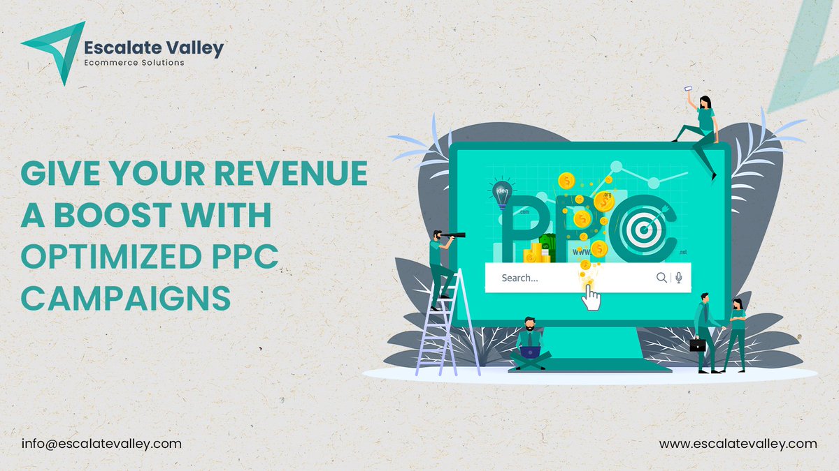 EscalateValley's tweet photo. Ineffective PPC campaigns can drive up costs significantly without conversion into sales.

The right PPC campaign will help keep costs in control by resulting into meaningful sales with each click!

#escalatevalley #escalate #valley #amazonFBApakistan #amazonaccountmanagement https://t.co/gMlOjmeewa