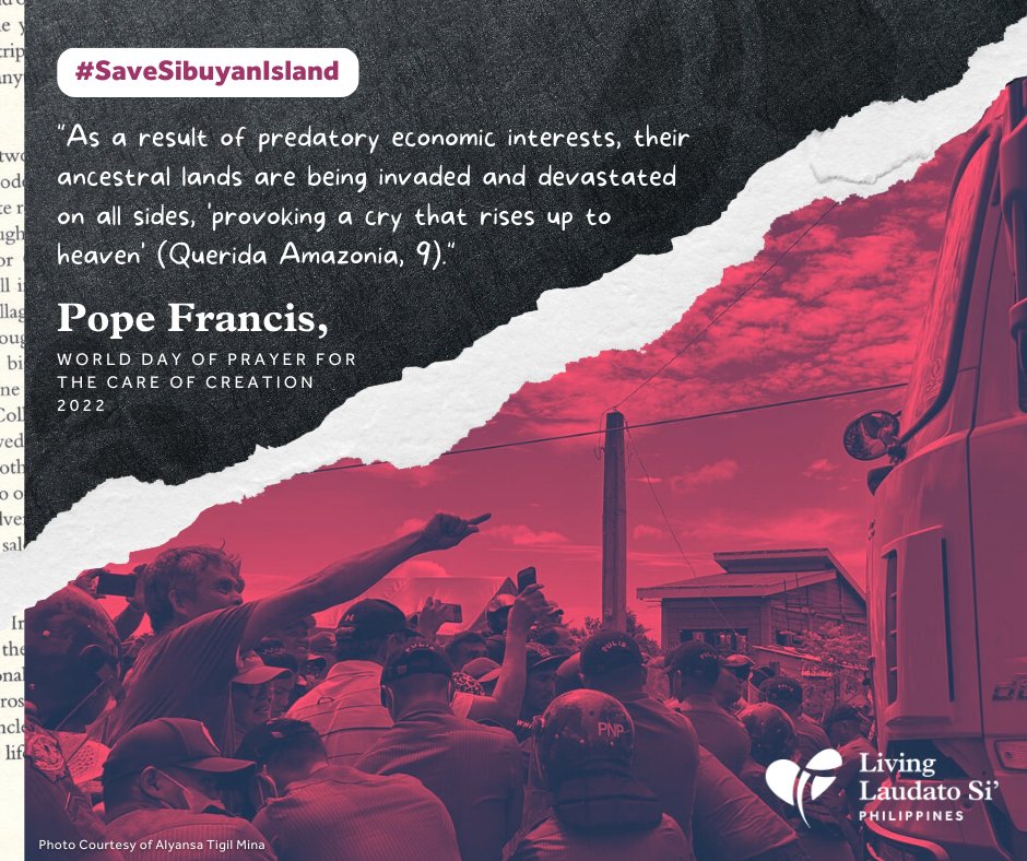 Our calls to stop the the Gatchalian-led mining corporation, Altai Philippines Mining Corporation, continues. Let us stand along with our fellow Filipinos in upholding environmental justice. STOP MINING IN SIBUYAN! STOP OPEN PIT MINING! #SaveSibuyan #ClimateJusticeNow