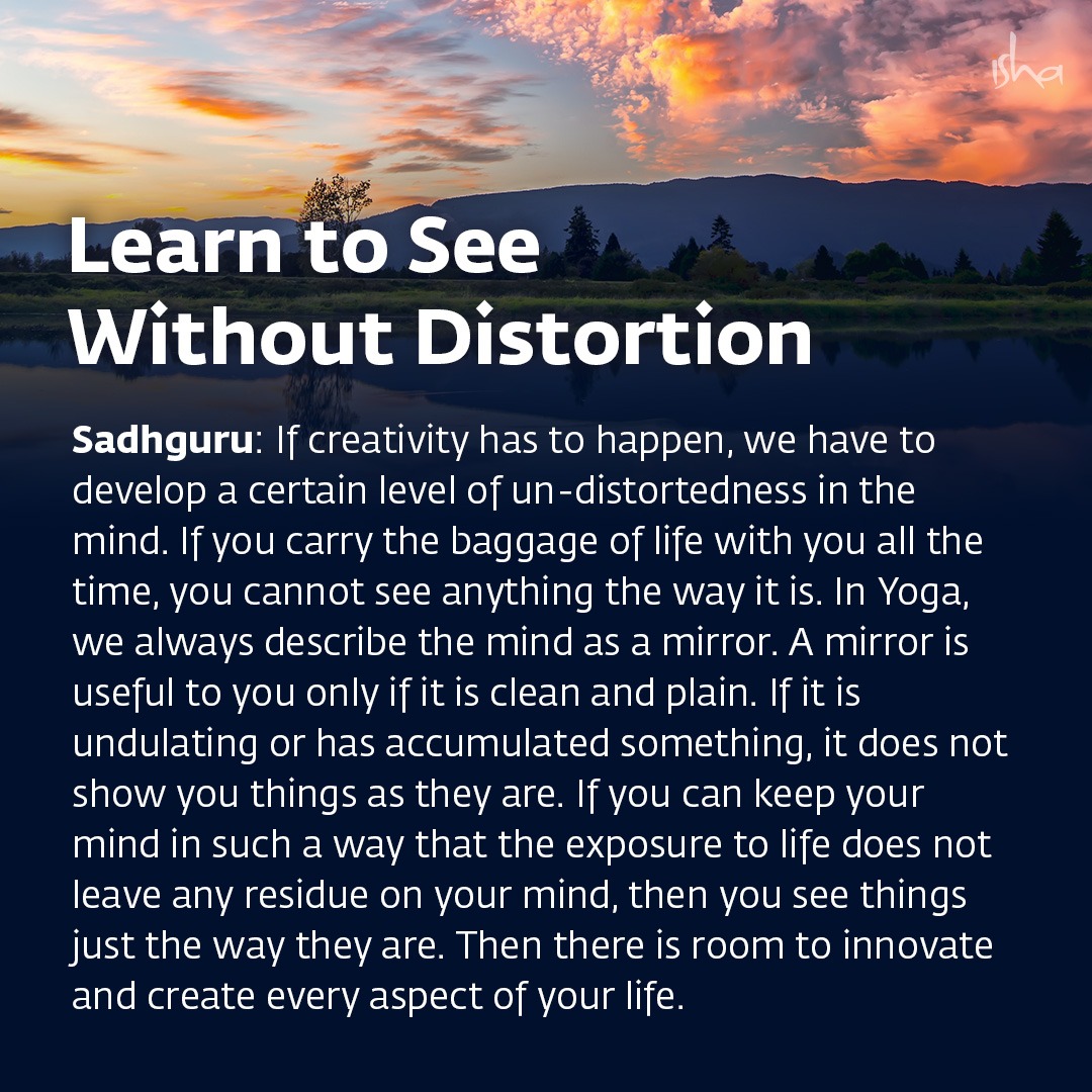 ishafoundation's tweet photo. Looking to maximize your creative potential? Consider these three powerful pointers from @SadhguruJV that can help you do just that. https://t.co/n9WTVJfpYI