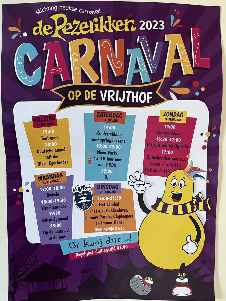 Joepietimmer's tweet photo. Dit jaar gaan we voor een mooi feestje in Beek🥳 https://t.co/2BH2kIs2gX
