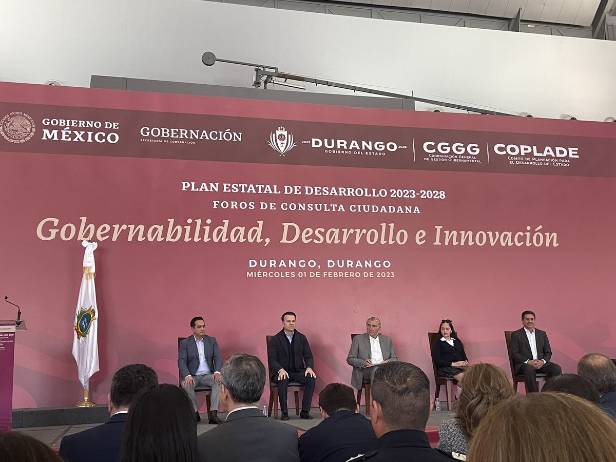 NohemiRico5's tweet image. Desde la #CEDHDurango30 participamos en el foro del Plan
Estatal de Desarrollo 2023-2028 donde se destacó la importancia que da el Gobernador Esteban Villegas Villarreal al respeto a los #DDHH garantizando la protección a niños, niñas y adolescentes. 
#SomosCEDHDgo