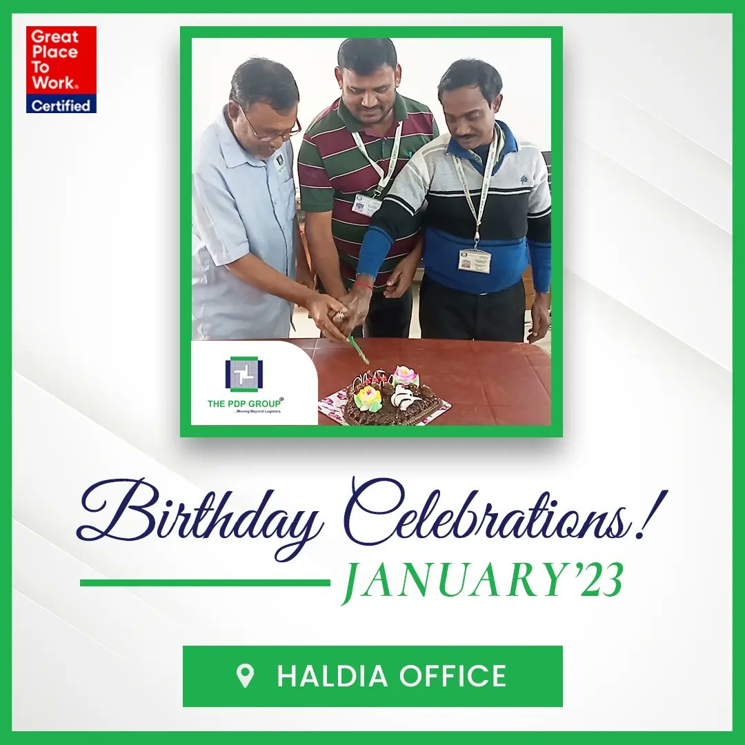 ThePDPGroup's tweet photo. #HappyBirthday to all January born #PDPians! We hope you all have a fantastic year ahead!
#officebirthday #OfficeBirthdayCelebration #lifeatpdp #officeevents #employeeengagement #GreatPlaceToWork https://t.co/NszwJxjpvS