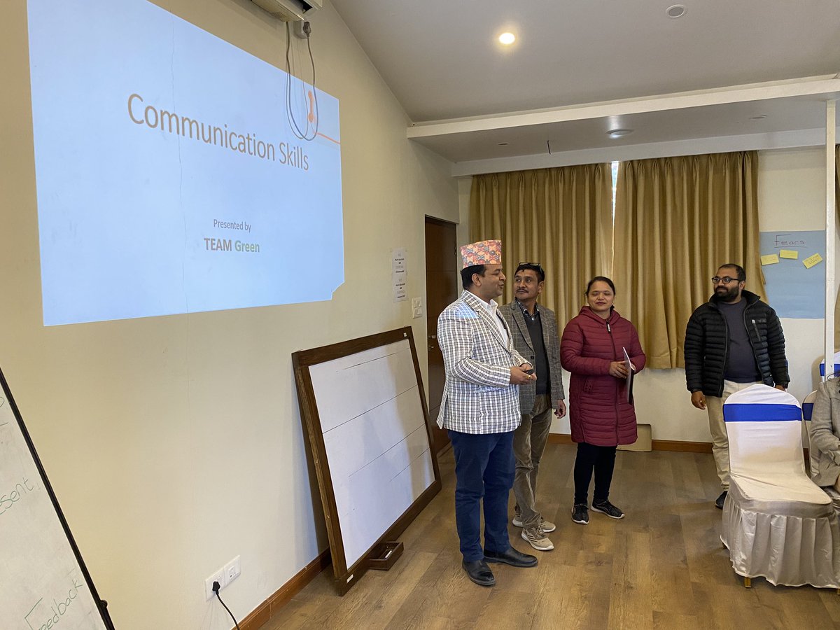 sushilbaral's tweet photo. MToT Team Green - ready to present on #CommunicationSkills for #CommunityDialogue to combat #AMR with community-led solutions @HERDIntl @arkfoundation1 @CE4AMR https://t.co/2iWA6VVWgC