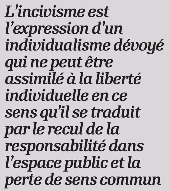 « Ainsi va la #France » par @davidlisnard à retrouver dans @lopinion_fr d’aujourd’hui. 

Encore un texte puissant. Très #Lisnardien ! A lire impérativement. 

#Incivisme #Responsabilité #Liberté #Libéral #SensCommun
#NouvelleEnergie