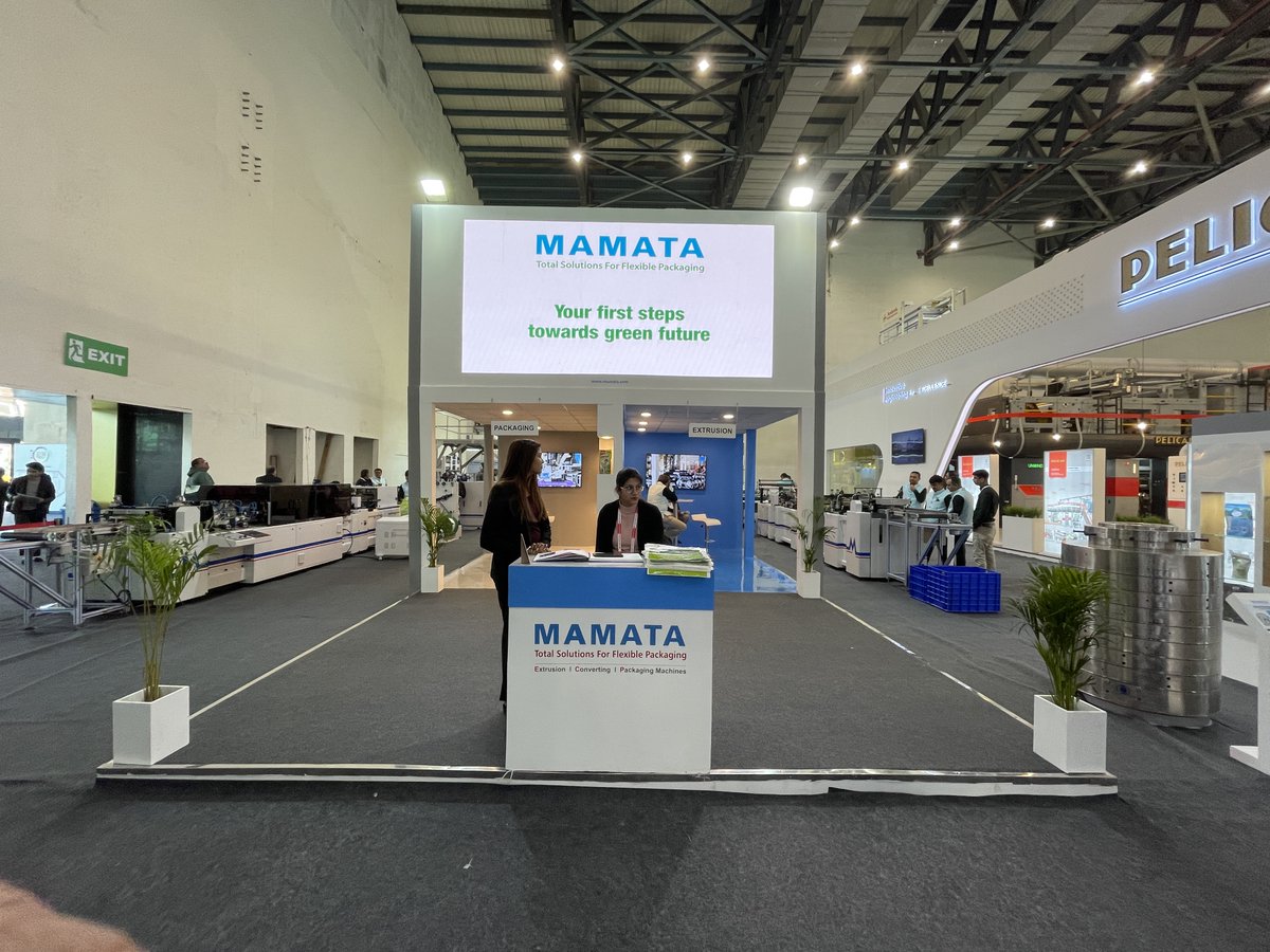mamatamachinery's tweet image. PlastIndia Day 2

Good Morning to All

Welcome to you in @plastindia 2023
We Look Forward to Meet You

#plastindia #plastindia2023 #bagmakingmachine #packaging #packagingmachine #plasticmachine #plasticindustry #polymer #plastics #india #Exhibition #manufacturing