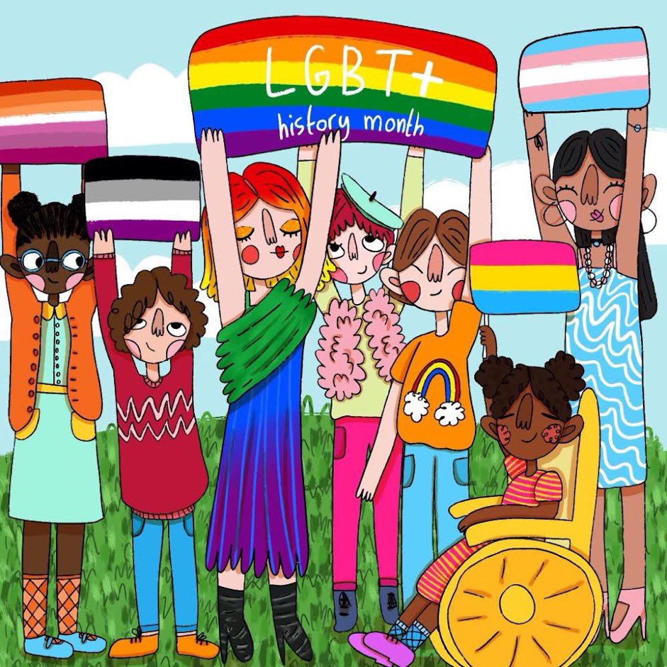 The 1st February marks the start of #LGBTHM23 &amp; we’ll continue to celebrate diversity &amp; challenge prejudice across all of our schools &amp; services. We still love this brilliant poster designed by the super talented Siena. #ThisIsAP 🏳️‍🌈 🏳️‍⚧️