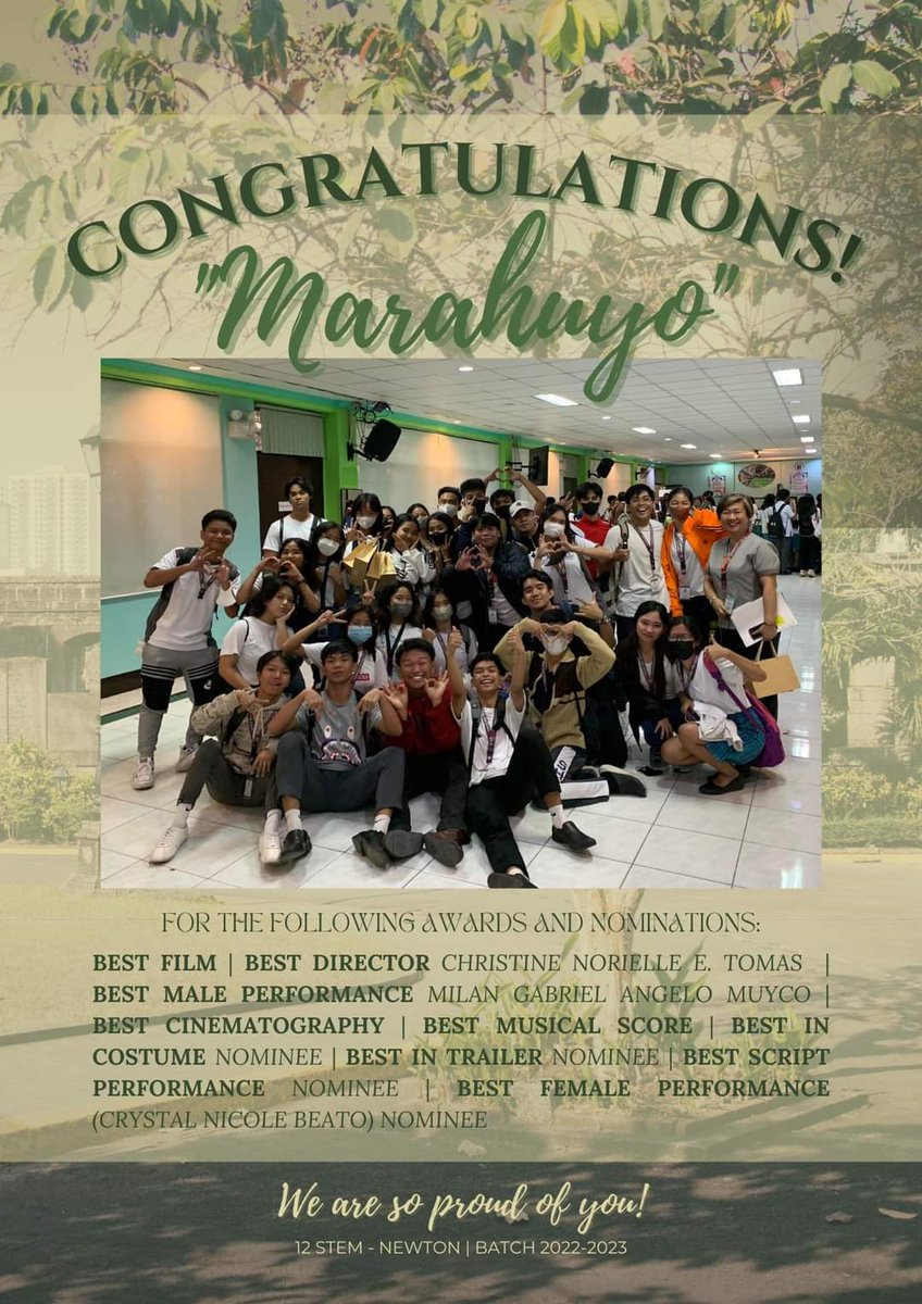 D_Wezz01's tweet image. yo congrats sa mga kasama kong mapreassure ma cram salamat sainyo huhu panalo tayo guys worth it!
 #bestsection
#proudnewton