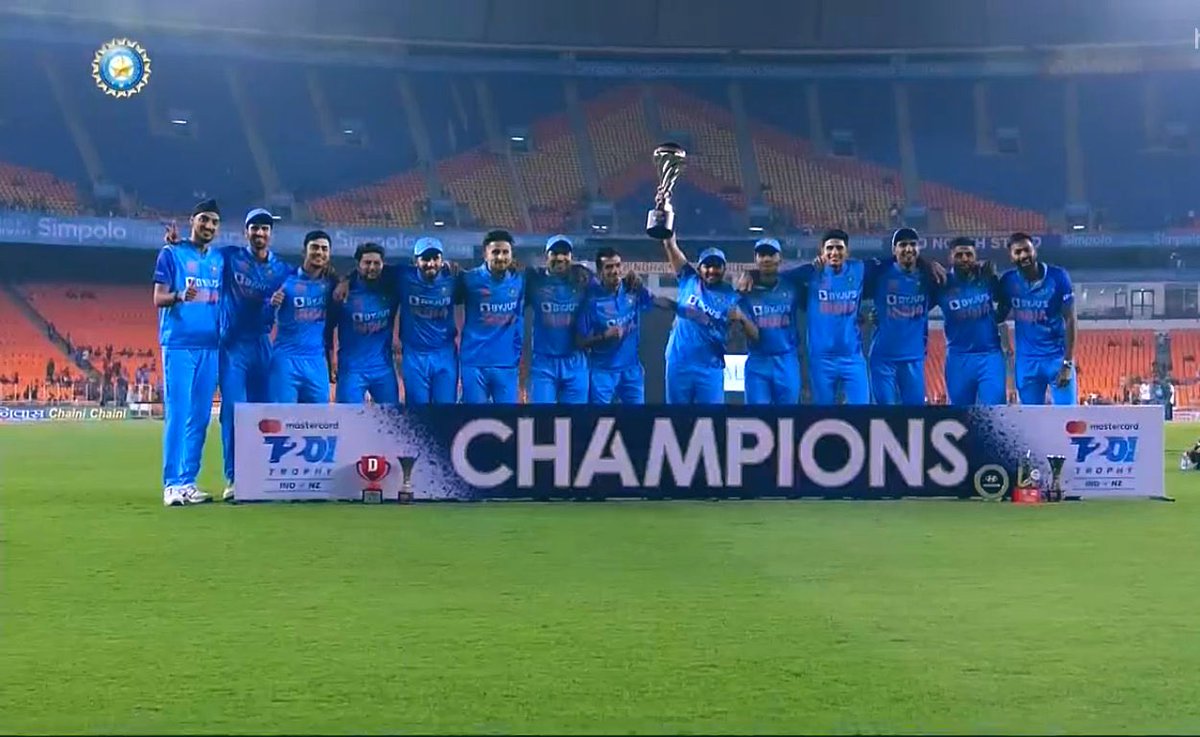 Heartiest congratulations Team India on your win, you guys were phenomenal 🇮🇳So proud of your grit & determination throughout 🏆 #INDvNZ