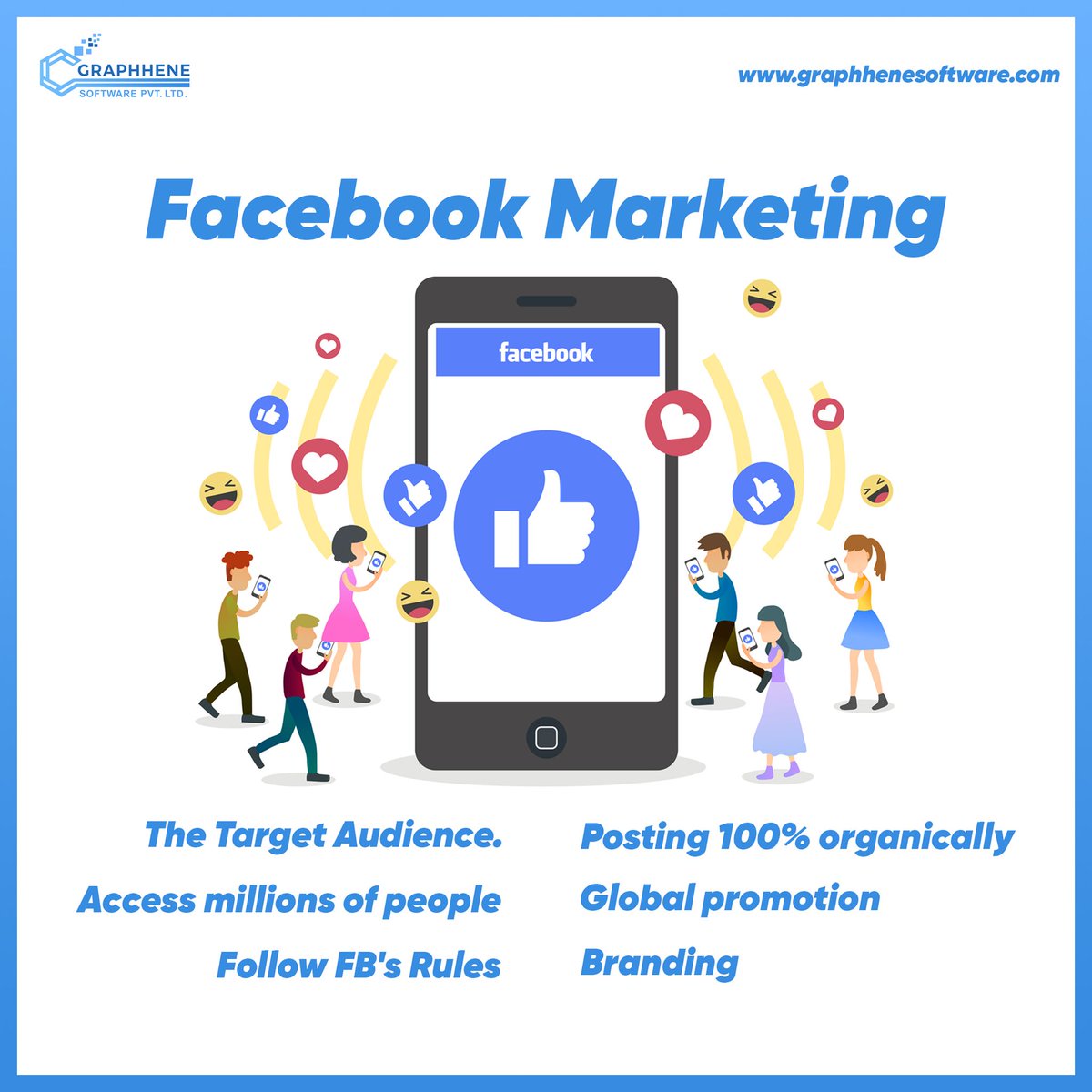 Graphhenesoft's tweet image. Finding Difficulty to Manage your Social Media?
At Graphhene Software, Our Social Media Marketing team helps you create custom content for your website that allows grabbing visitors' attention swarming on social media network websites.
#smo #socialmedia #socialmediatips