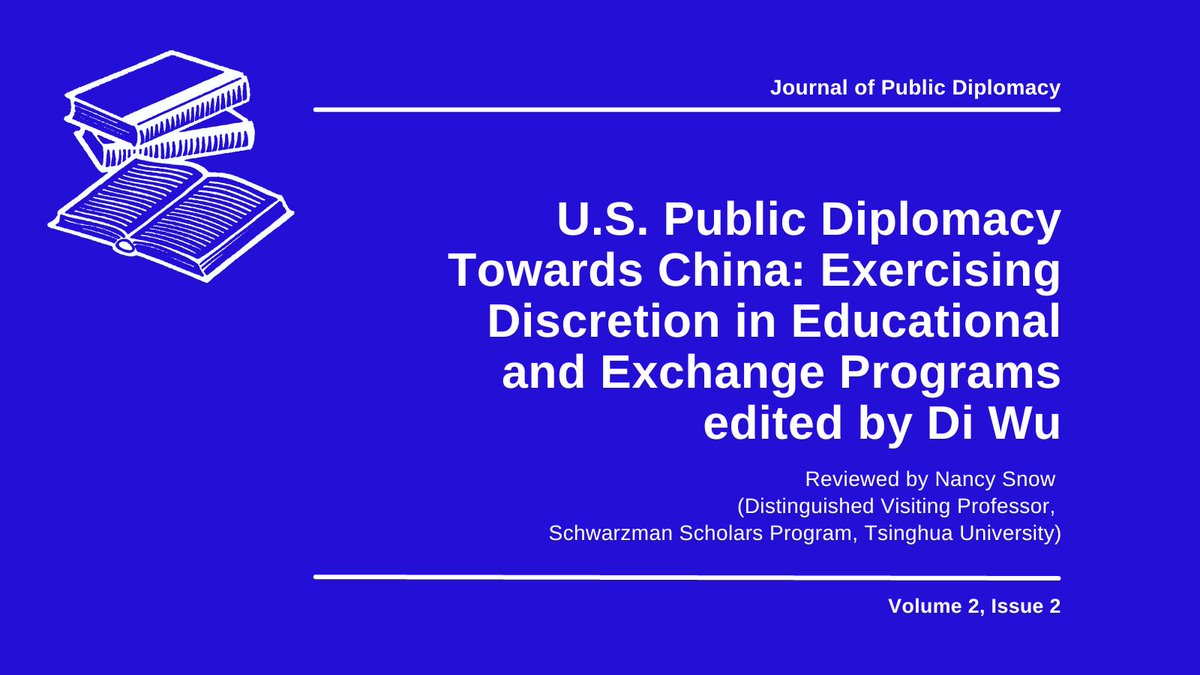 ➡️ Book review essay published in the @JournalofPD #publicdiplomacy #OpenAccess 🔗 journalofpd.com/volume-2-issue…