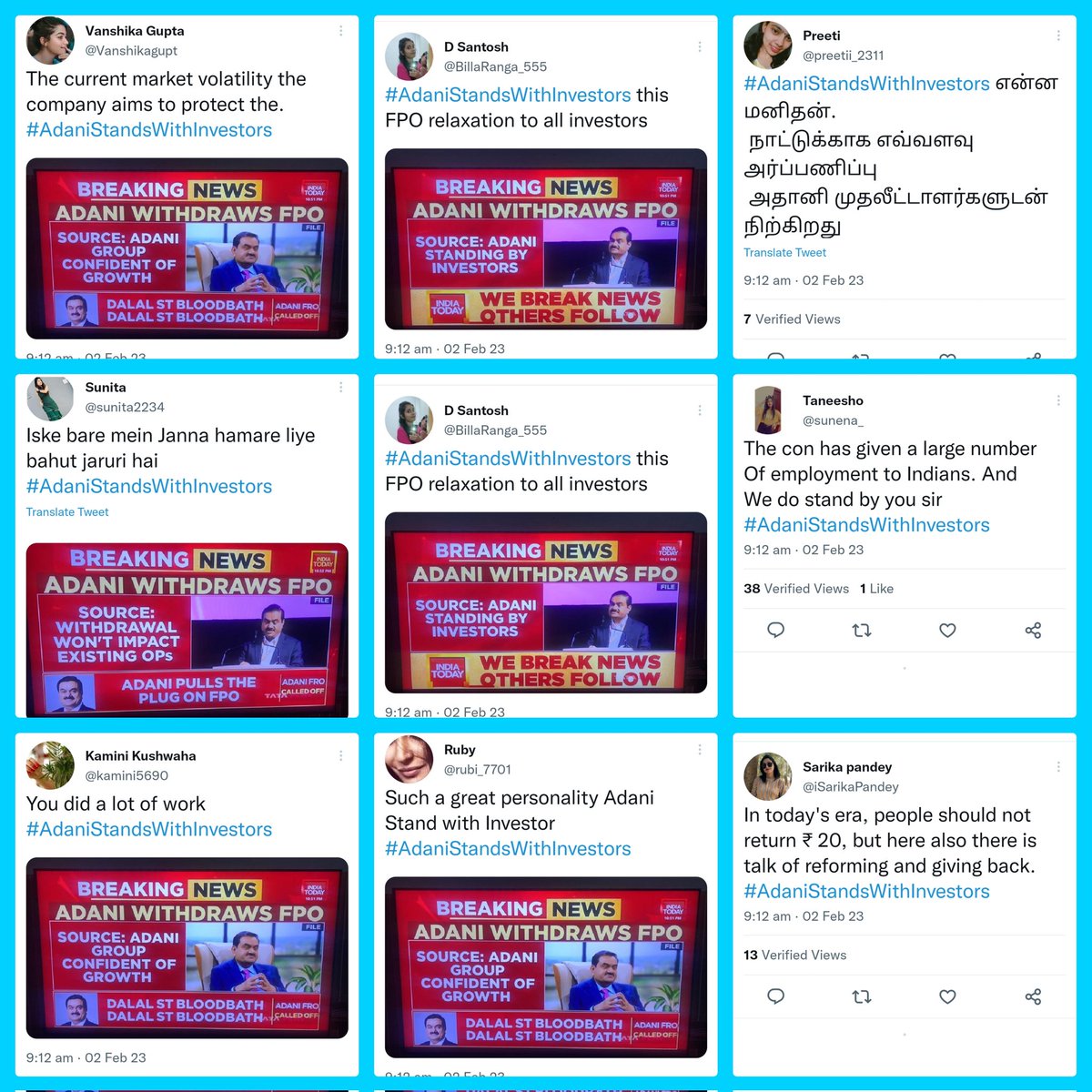 zoo_bear's tweet photo. Fake Trend Alert : 
Adani done v gud job.
#AdaniStandsWithInvestors https://t.co/GrkTmIMfUN
