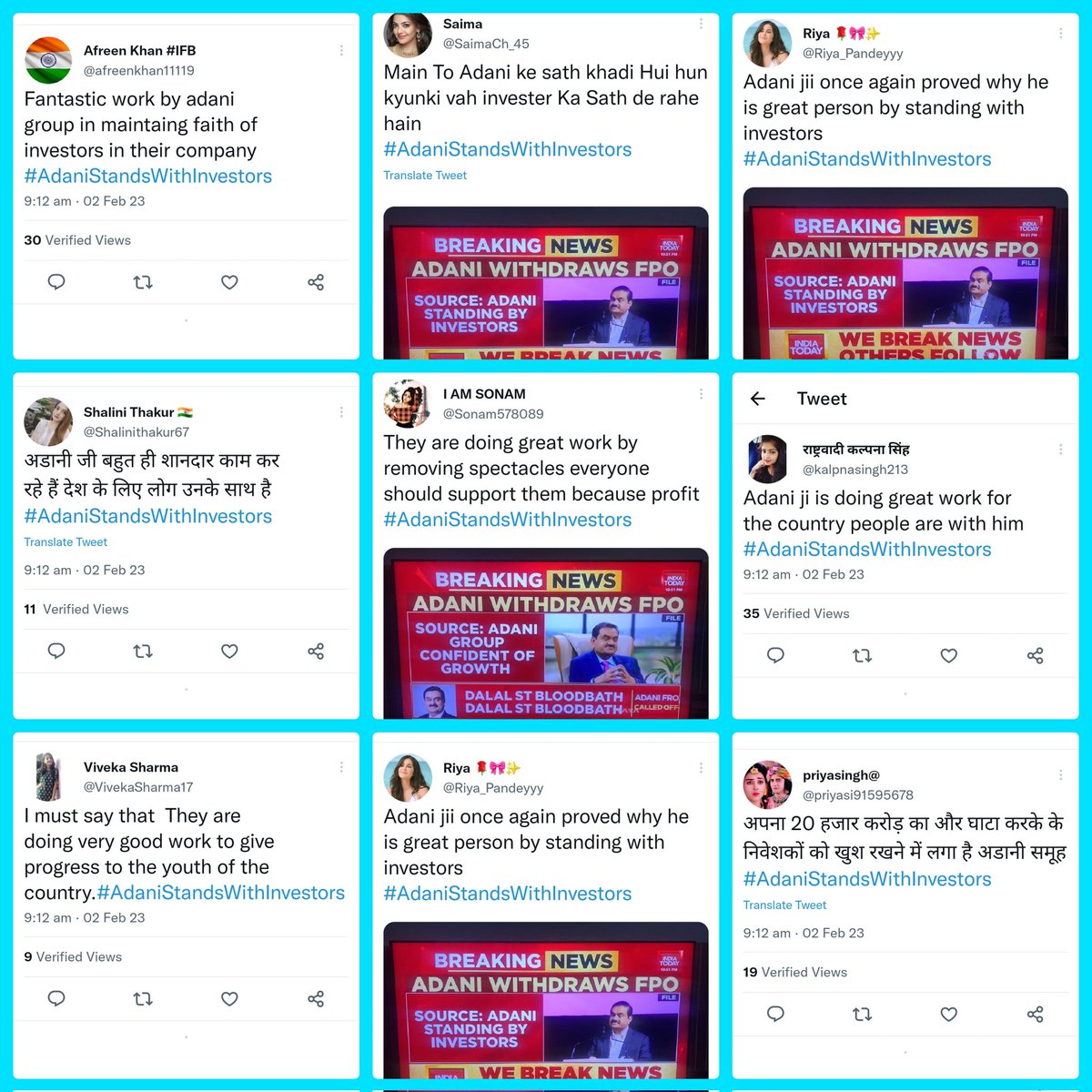 zoo_bear's tweet photo. Fake Trend Alert : 
Adani done v gud job.
#AdaniStandsWithInvestors https://t.co/GrkTmIMfUN
