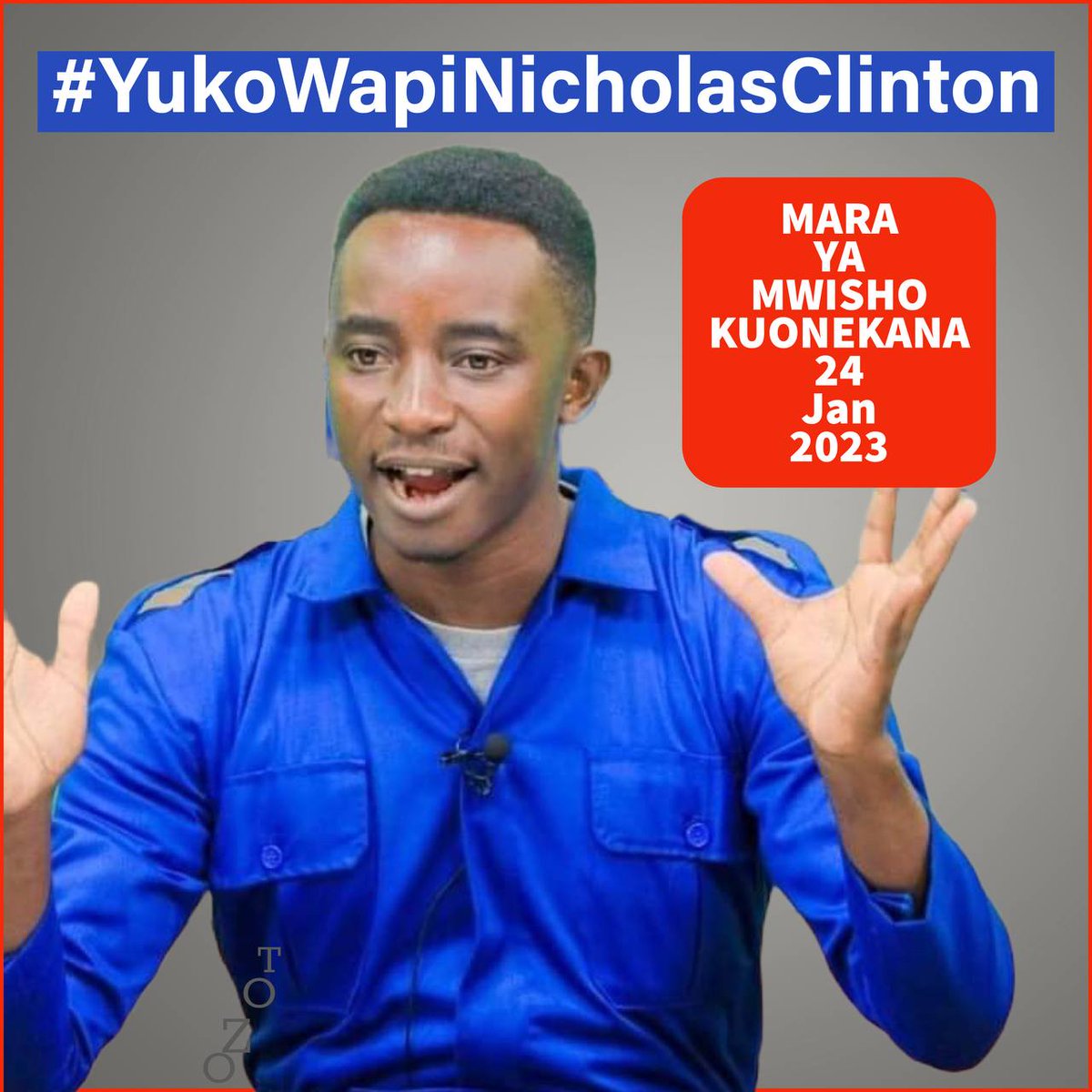Iam_jac5's tweet photo. Aliyekuwa Kiongozi wa vijana NCCR Mageuzi amepotea ghafla nyumbani kwake . #YukoWapiNicholasClinton #ChangeTanzania https://t.co/utzVhHNDZV