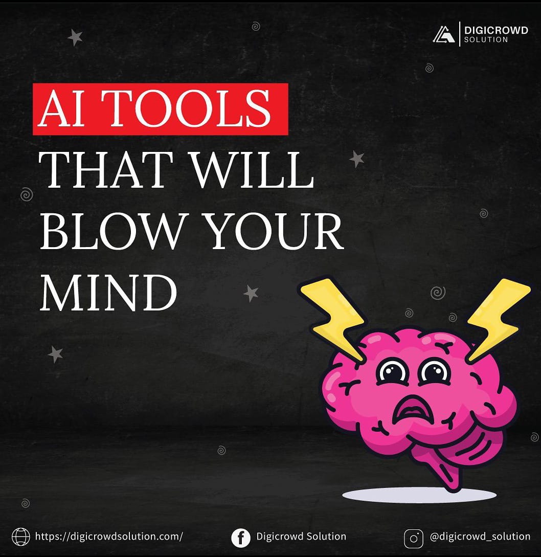DigiCrowd's tweet image. AI TOOLS TOOLS THAT WILL BLOW YOUR MIND 🤯
| Digicrowd Solution |
.
1. Chat GPT
2. Jasper .ai
3. Ryter .me
4. Marketingblocks .ai
5. Hyperwrite
.
Follow @digicrowd_solution 
#aitools #aitoolsfordesign #aitoolsforseo #aitoolsforbusiness #digitalmarket #digicrowd #digicrowdsolution