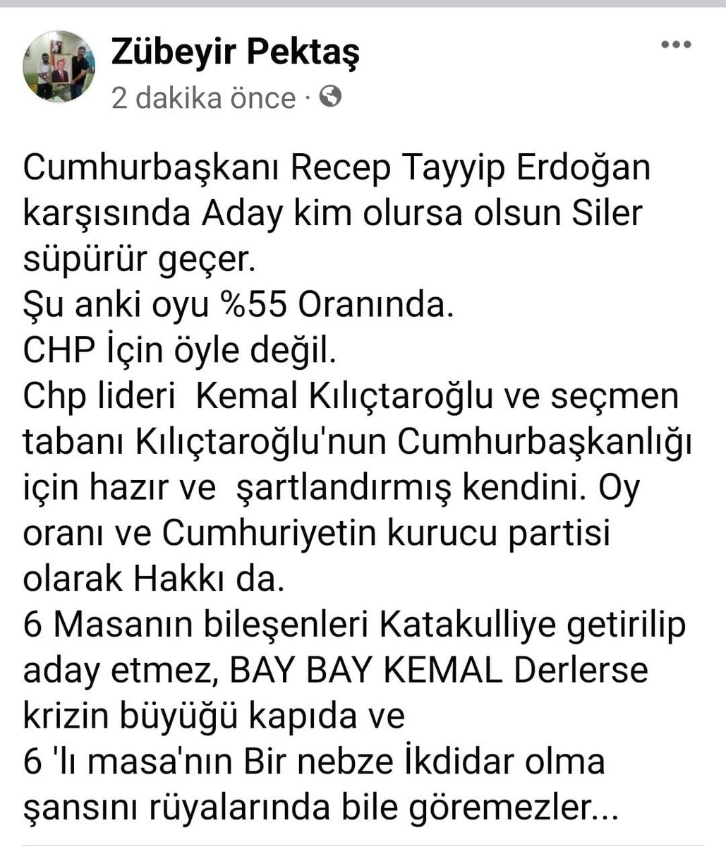 Cumhurbaşkanı <a href="/RTErdogan/">Recep Tayyip Erdoğan</a> adını kurdu.
6'lı masa Bileşenleri
BAY BAY KEMAL Demeye hazırlanıyor.
<a href="/kilicdarogluk/">Kemal Kılıçdaroğlu</a> <a href="/herkesicinCHP/">CHP 🇹🇷</a>
