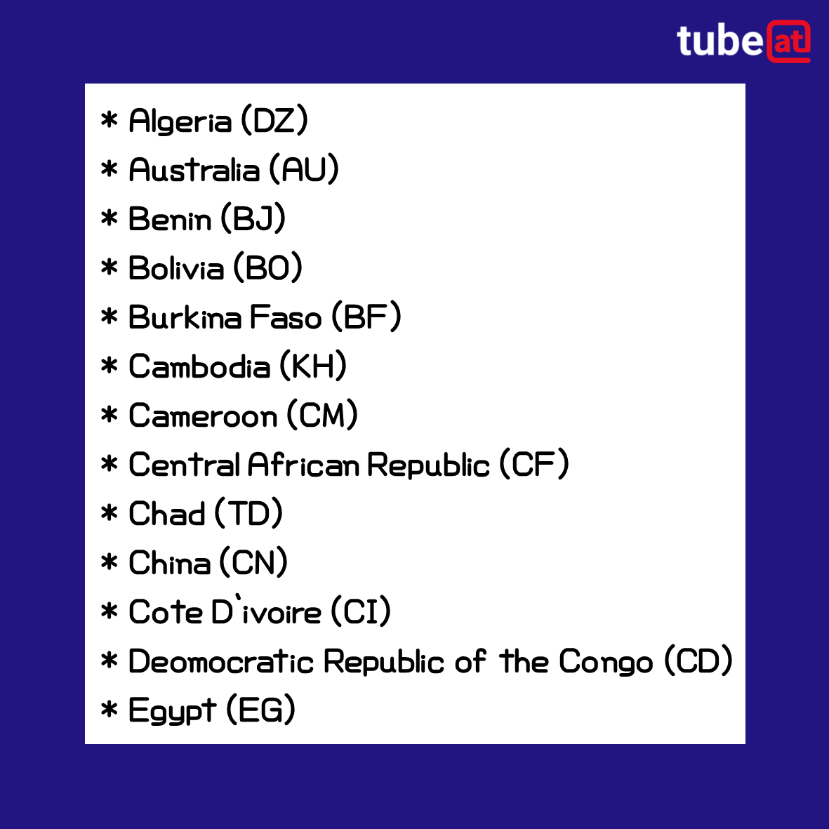 tubeat_official's tweet photo. πGo to Tubeat (https://t.co/Mxwv6reqwf)π
Restricted countries shipping items with batteries by EMS Premium shipments
#battery #batteries #batteriesincluded #prohibited #prohibit #prohibition #emspremium #shipment #shipments #restrict #restrictions #restricted
#intube #tubeat https://t.co/BSreYW3S4Q