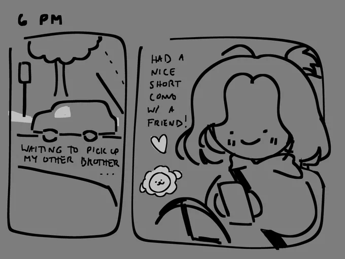 6-7 pm 

(i think i accidentally deleted 8 pm and im too tired to redraw it lol) 