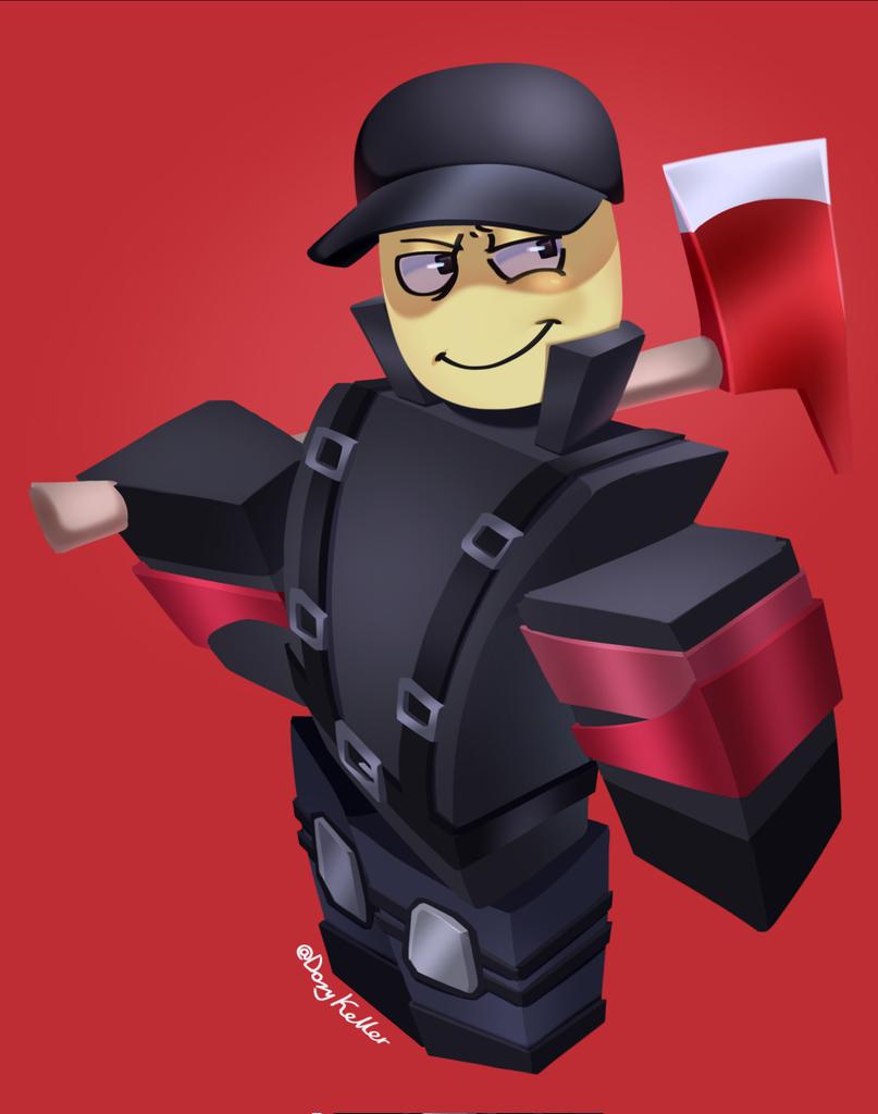🛒 on X: Shop guy🧢 #robloxart #evade  / X